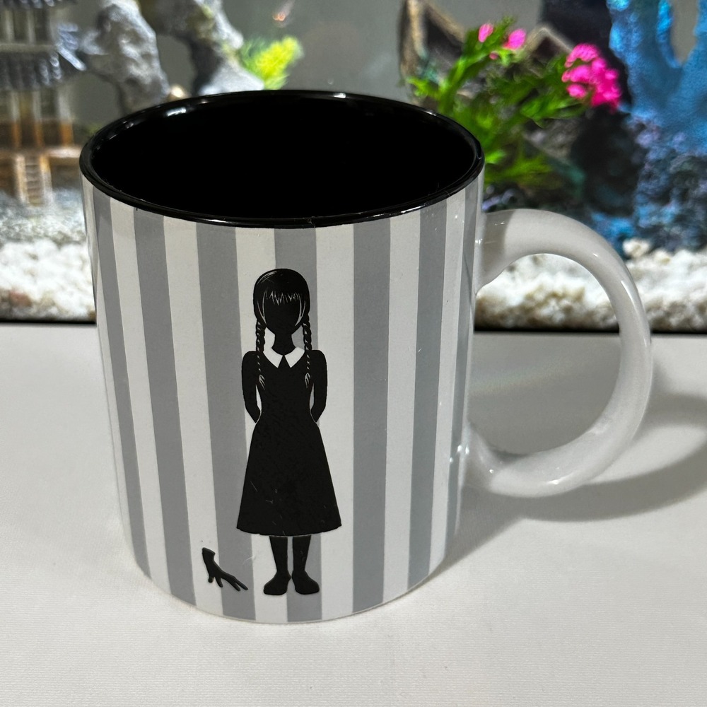 Wednesday Addams Ceramic Coffee Mug Cup On Wednesdays, We Wear Black  20oz New